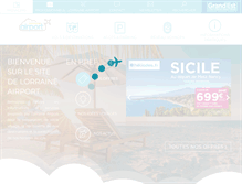Tablet Screenshot of lorraineairport.com